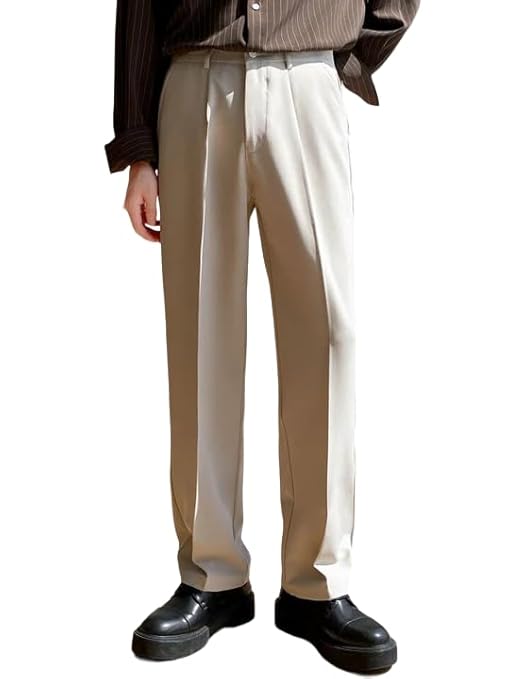 KARGEENS Korean Baggy Formal Pants for Men